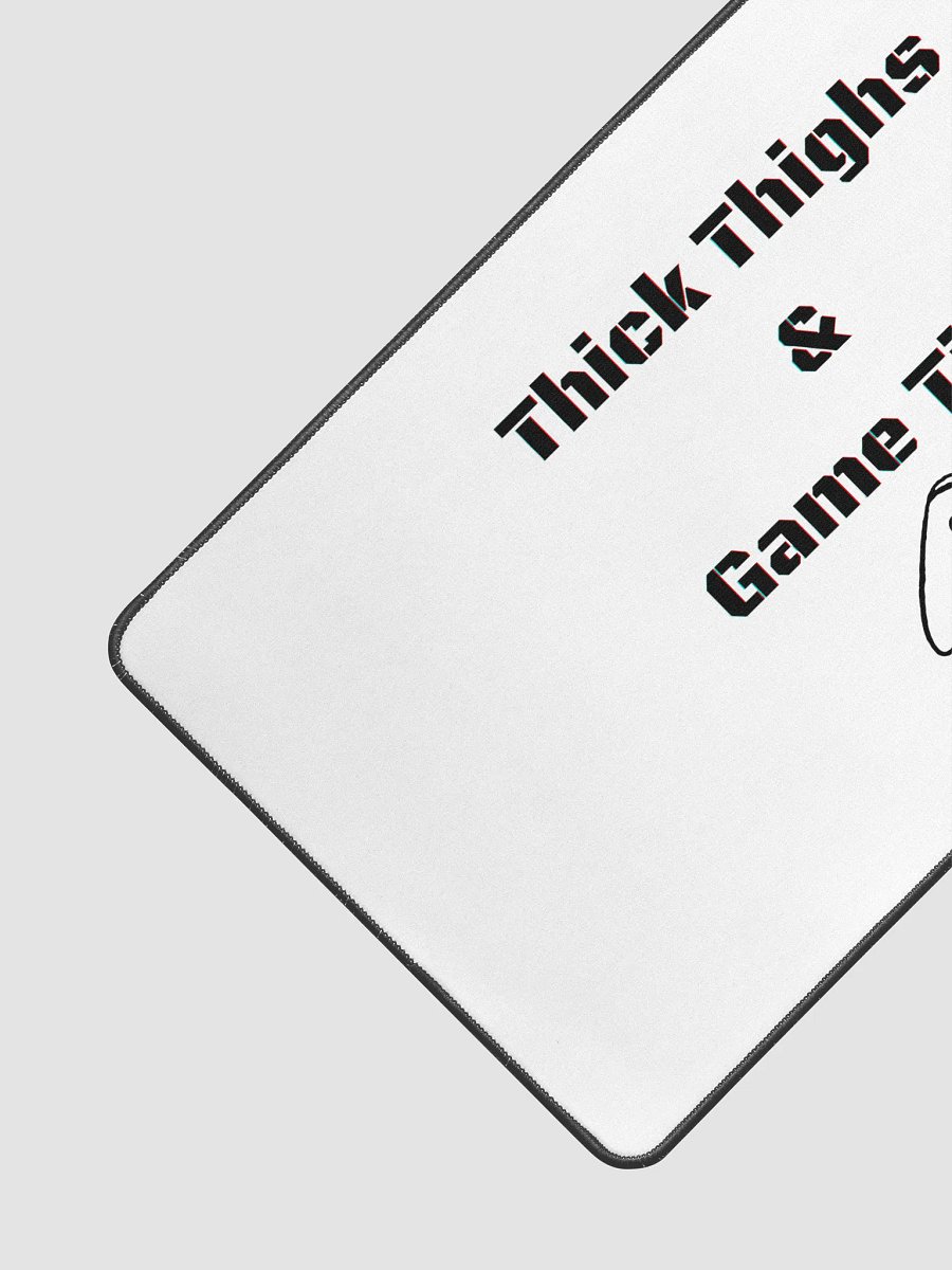 Thick Thighs and Game Time Desk Mat product image (3)