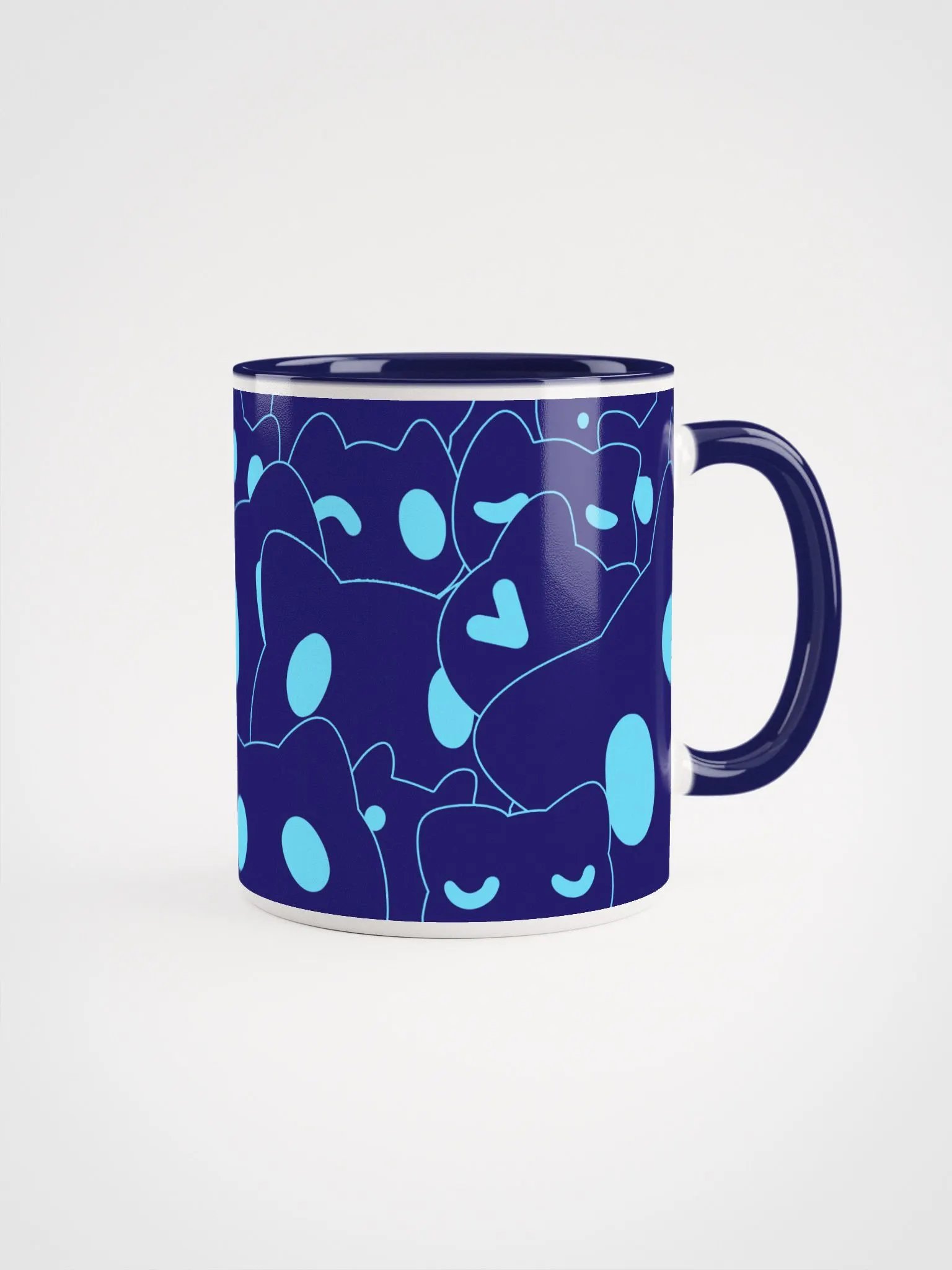 Meow Meow Mug (Blue) product image (1)