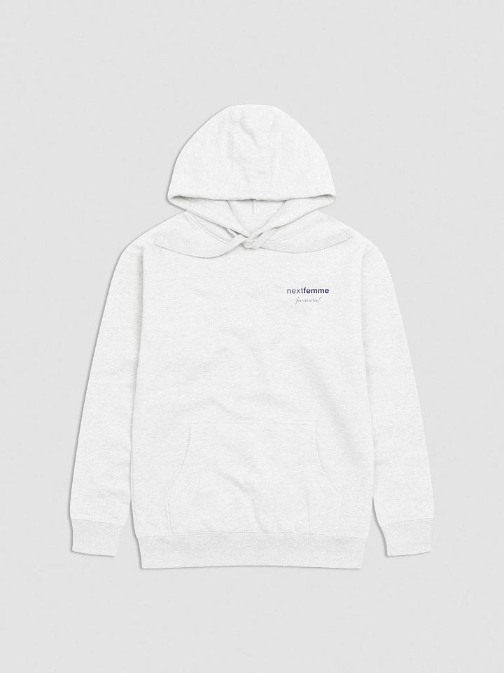 Signature Unisex Hoodie with Navy Logotype product image (1)