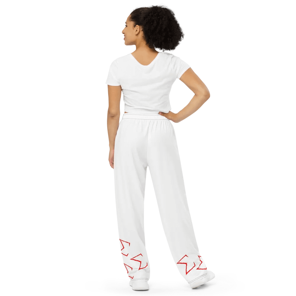 Sigma Pattern Wide-Leg Pants product image (4)