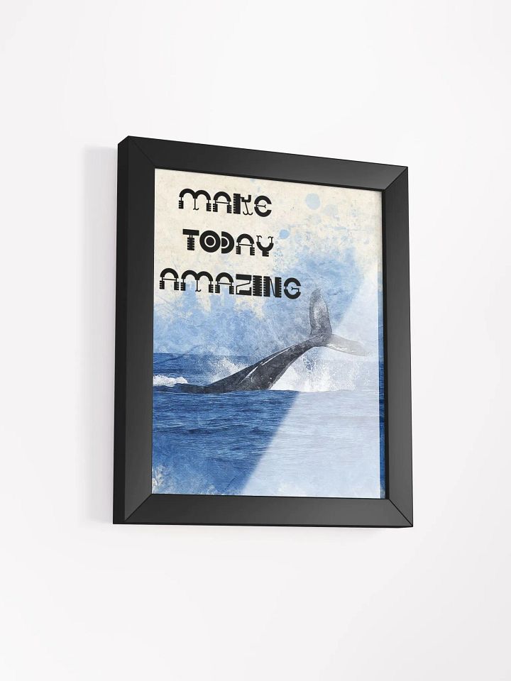 Whale Inspiration Wall Art - "Make Today Amazing" product image (8)