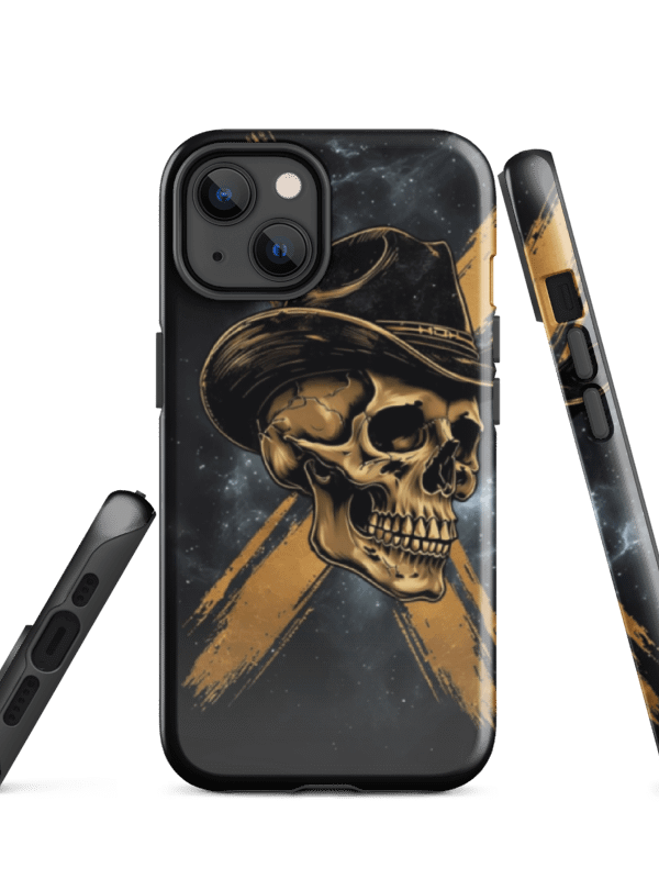 Golden Cowboy Skull Tough iPhone® Case product image (51)