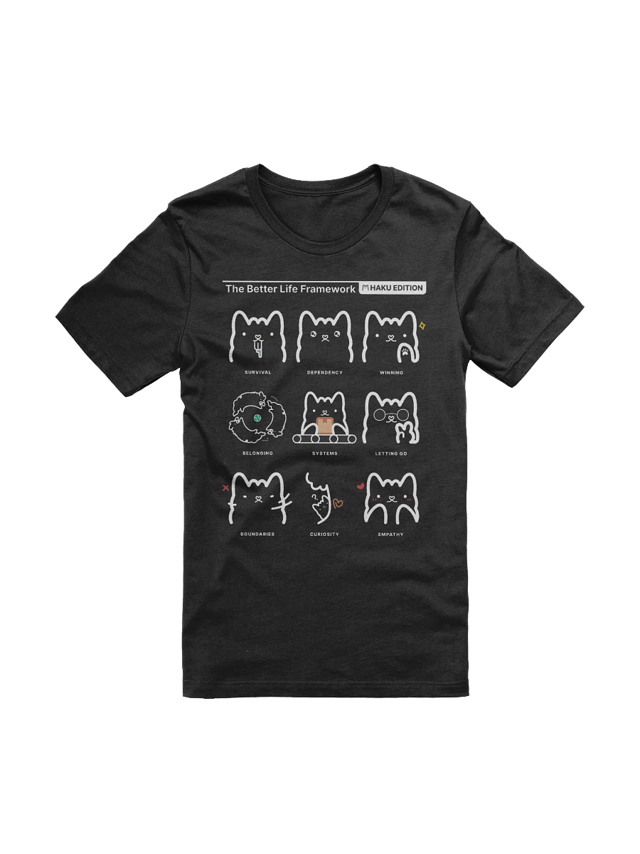 Better Life Framework Tee (HAKU) [BLACK] product image (1)