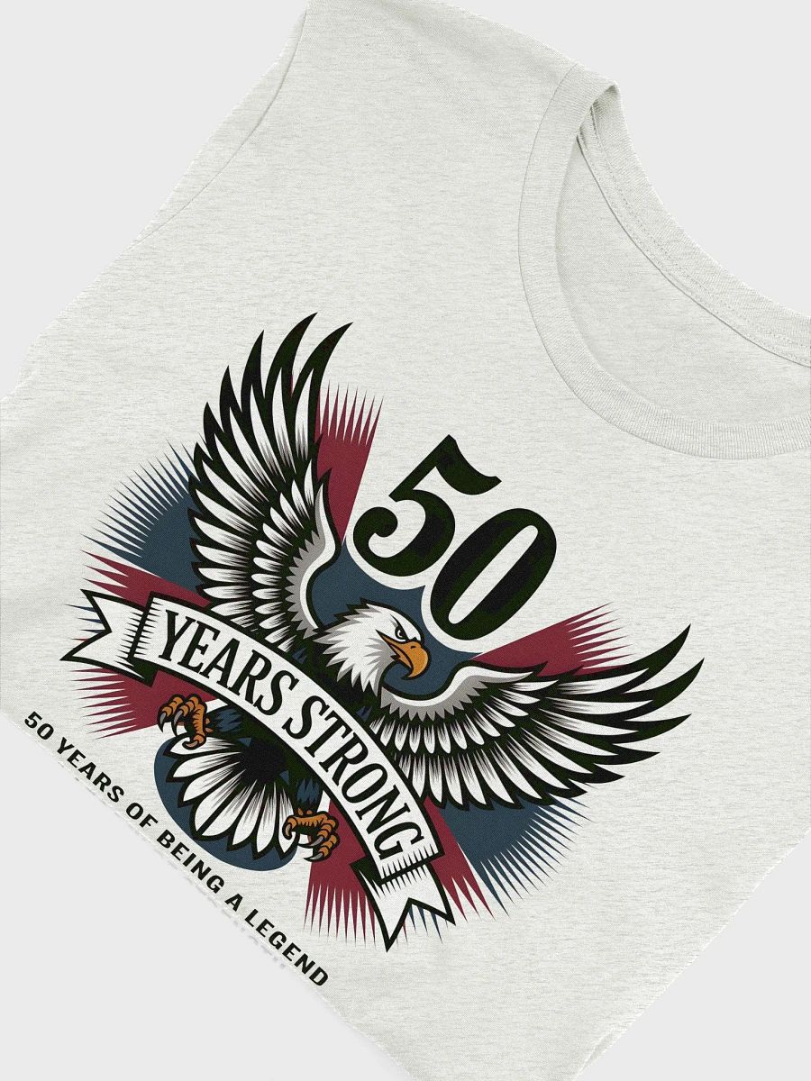 50 Years of Being a Legend | 50th Birthday Eagle Shirt – A Legacy of Strength T-shirt product image (3)