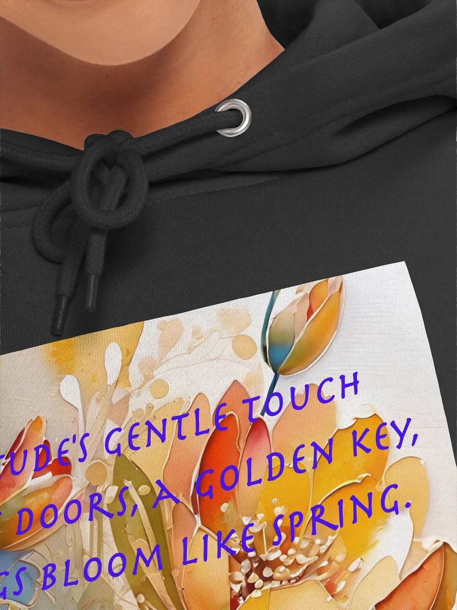 Gratitude's Golden Bloom Premium Hoodie product image (7)