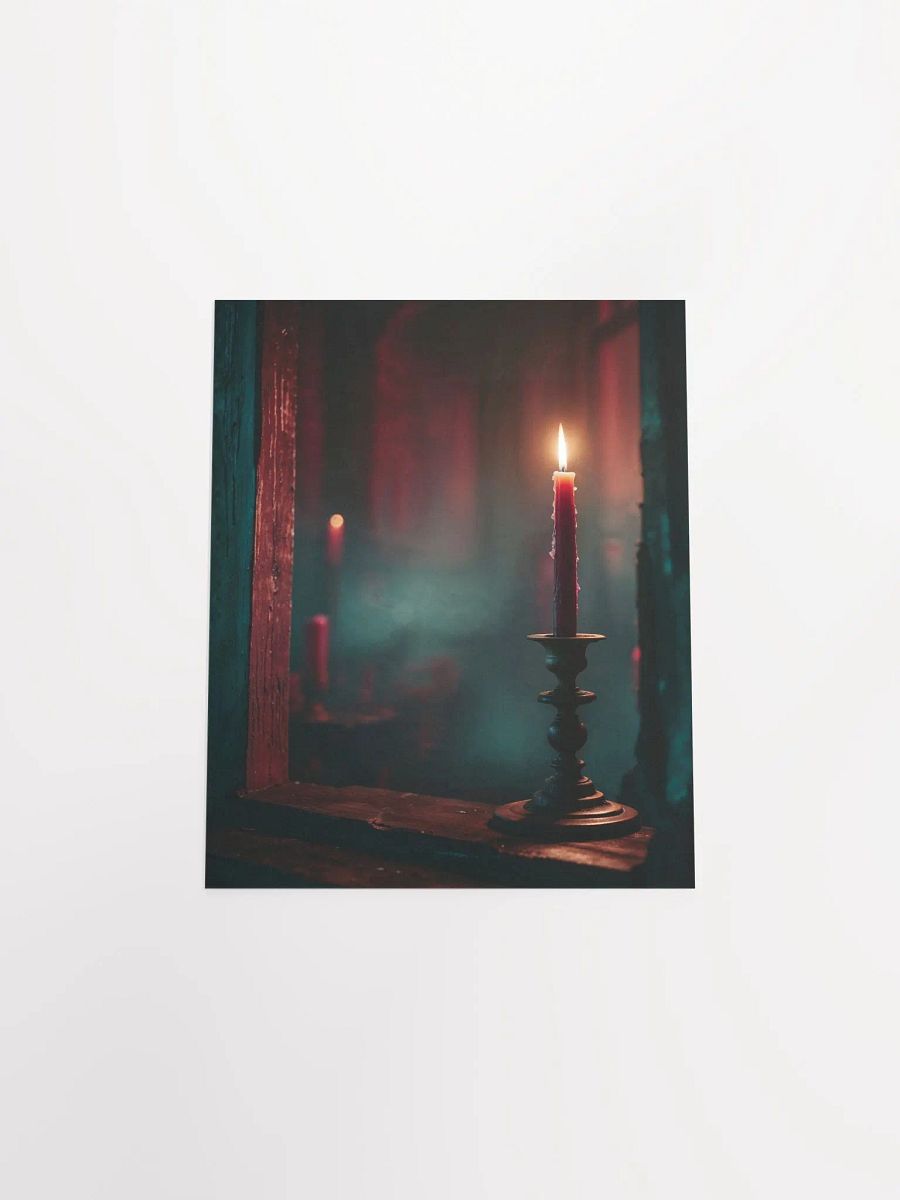 Moody Burgundy Candle Poster product image (35)