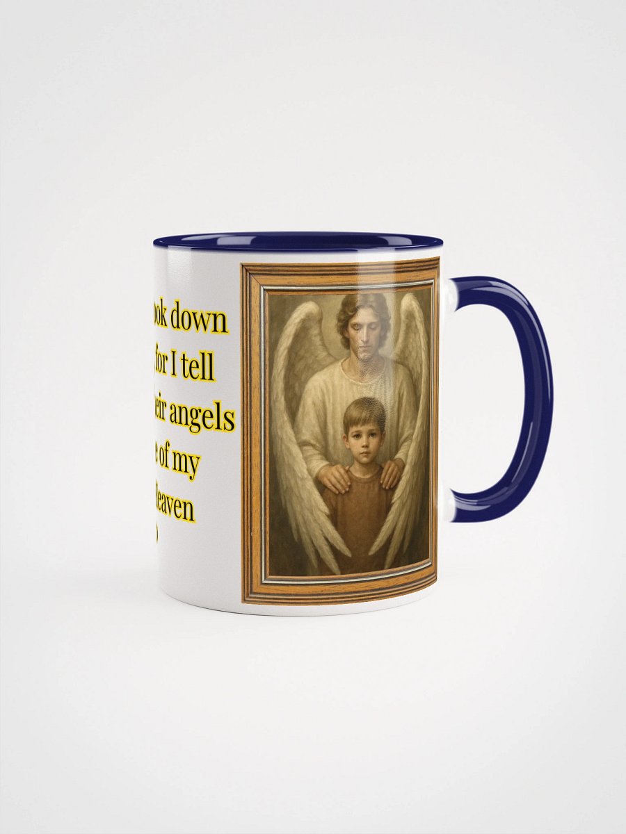 Angels Watch Over Them (Male) 2-Tone Ceramic Mug product image (1)