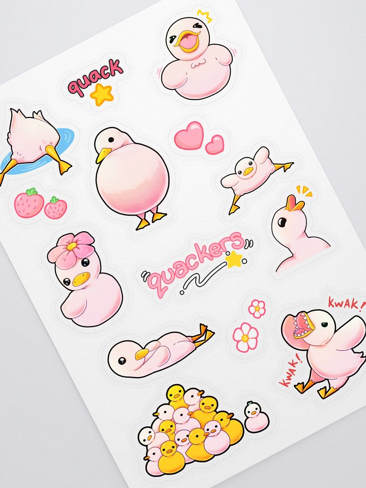 Quackers Collection Sticker Sheet product image (1)