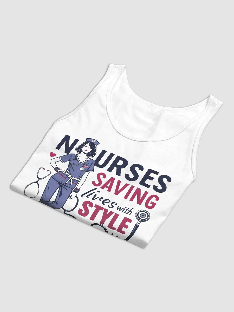 Nurse: Stylish live saving Nurse Tank product image (8)