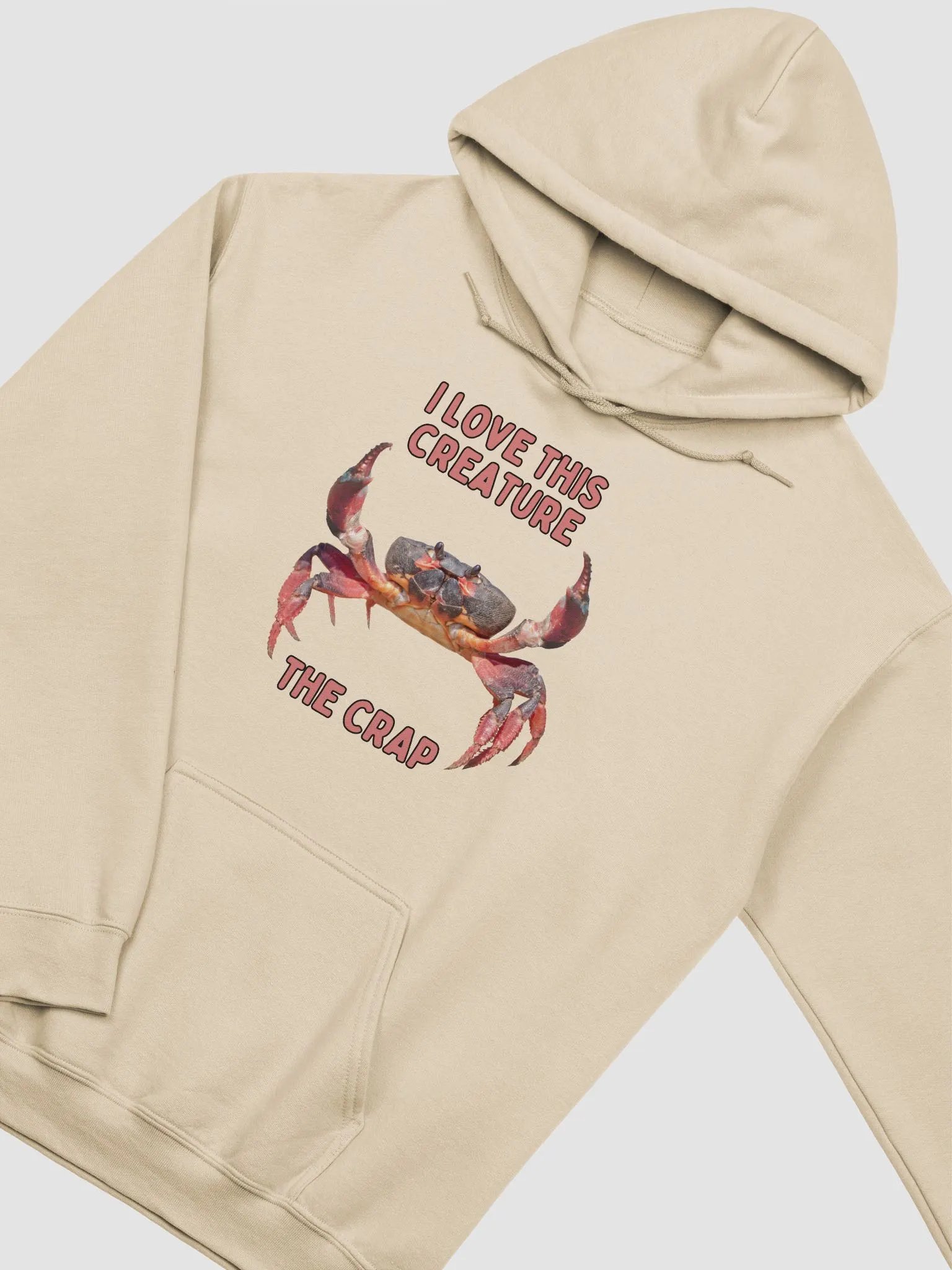 I love this creature the crab hoodie product image (9)