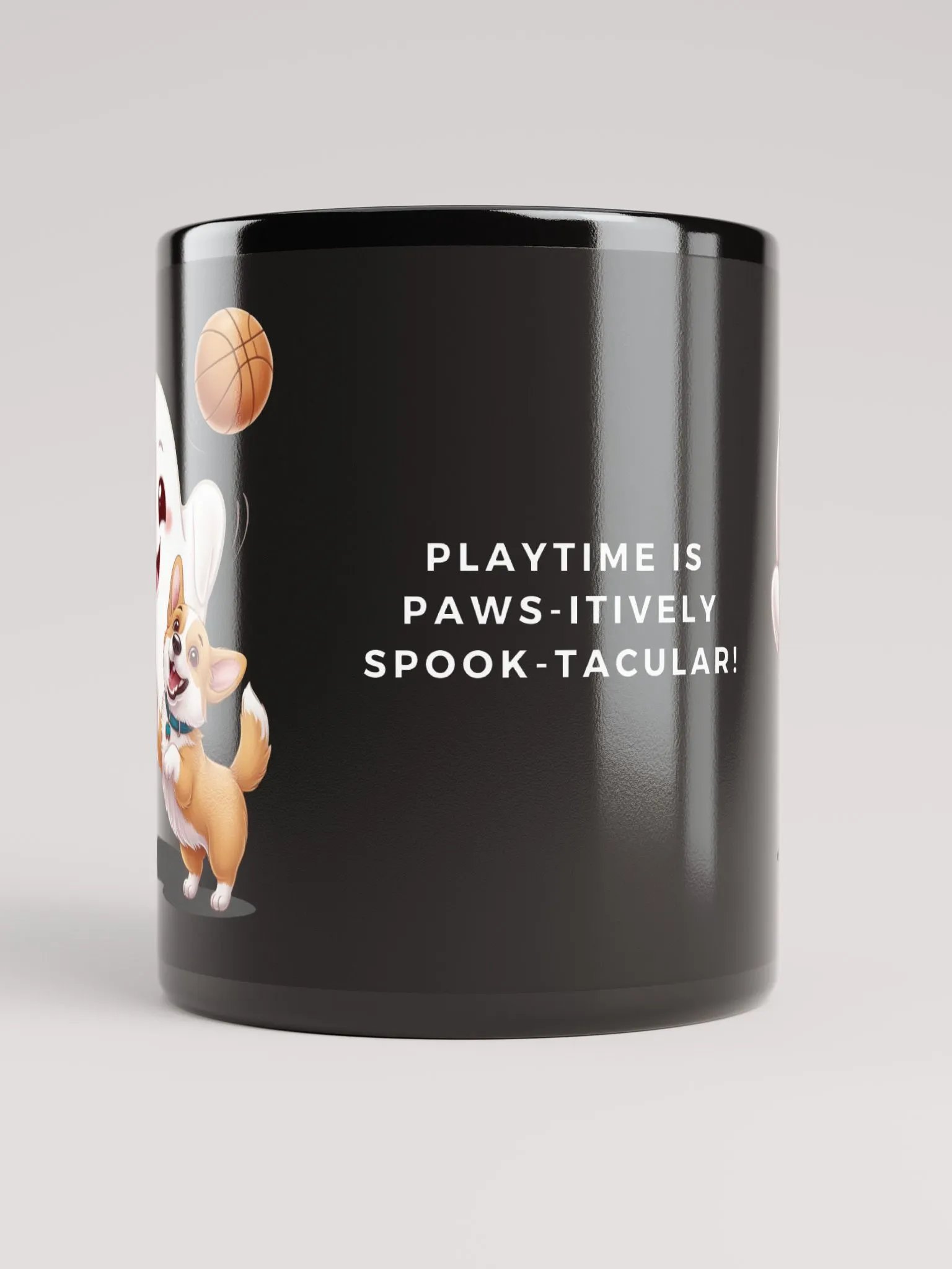 Ghostly Playtime Pals Halloween Mug product image (5)
