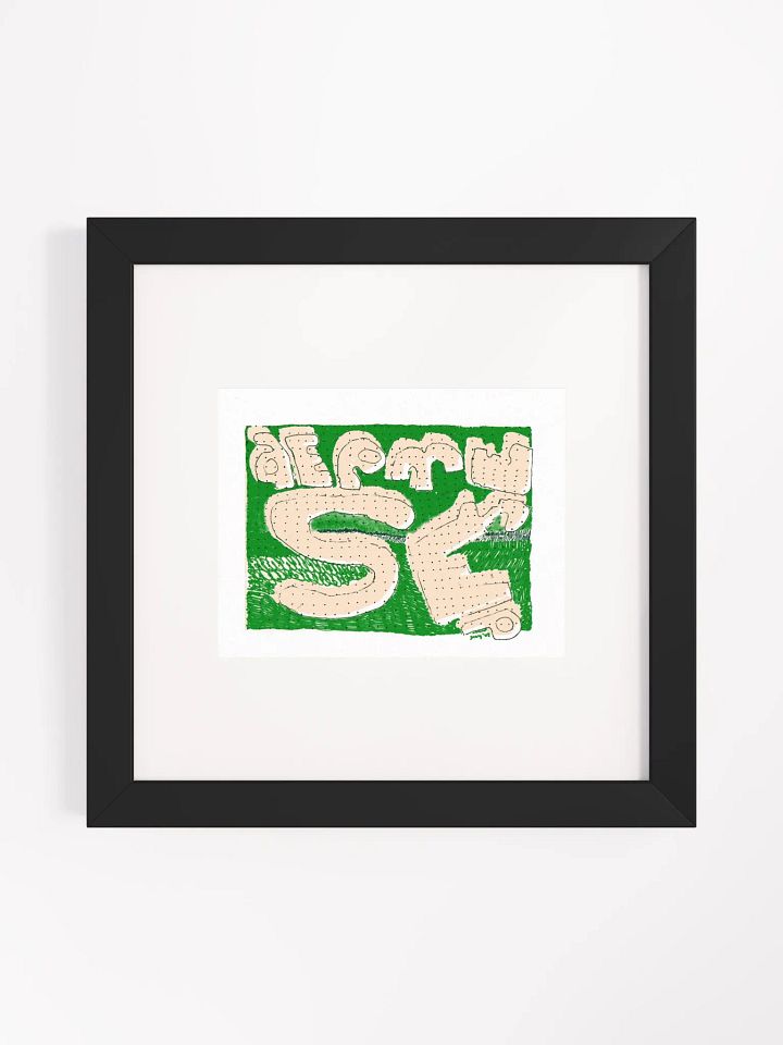 depressed Panel Card Print Framed product image (2)