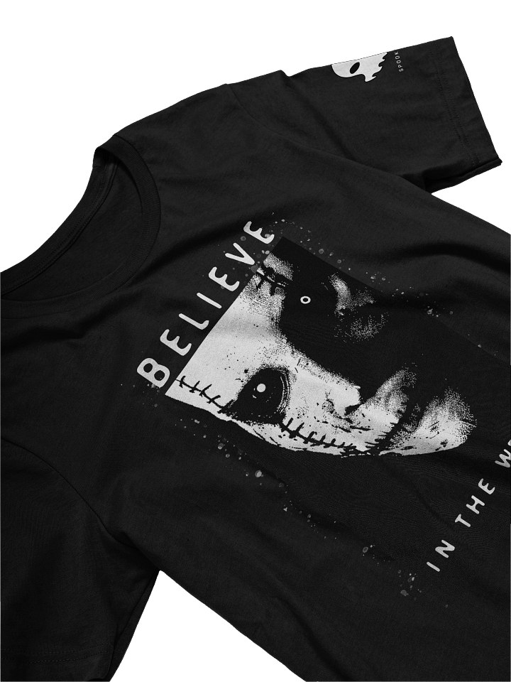Spooky Chill “The Stitched” Tee – Believe in the Weird product image (1)