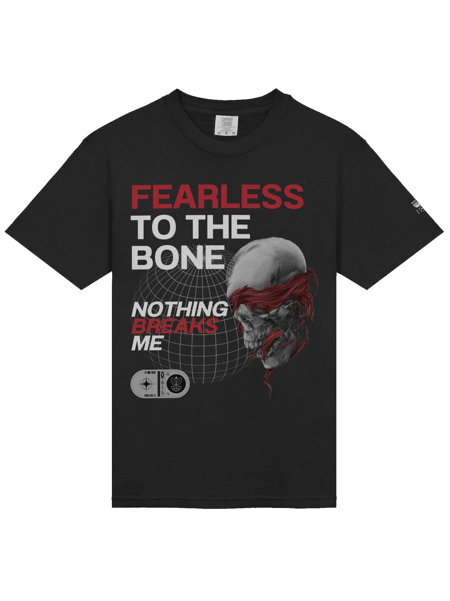 Fearless to the Bone – Nothing Breaks Me Relaxed T-shirt product image (3)