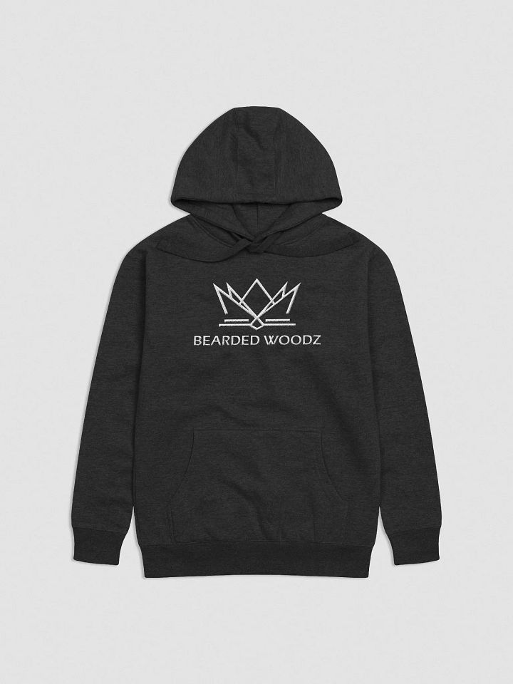Men's Bearded Woodz Hoodie (White Embroidery) product image (1)
