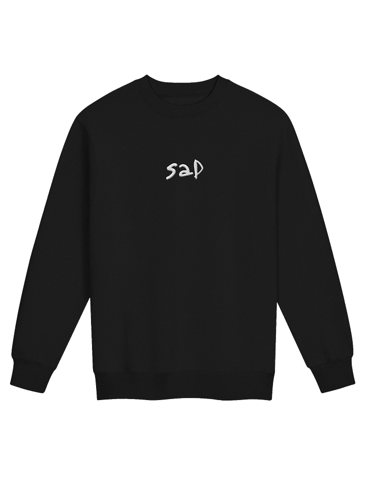 Sad Crewneck (Black) product image (1)