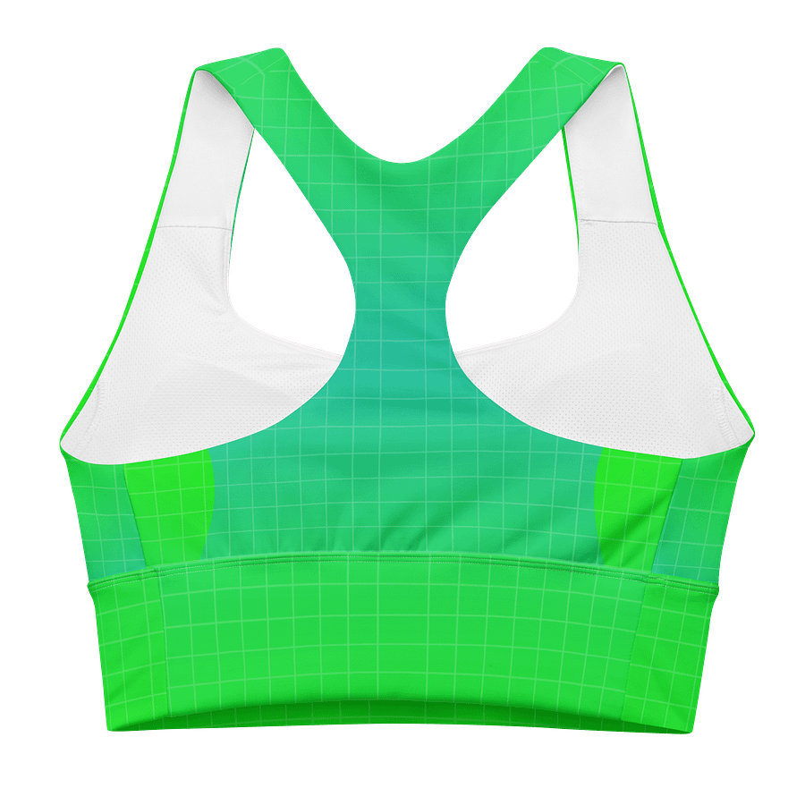 70s Neon Grid Sports Bra product image (2)