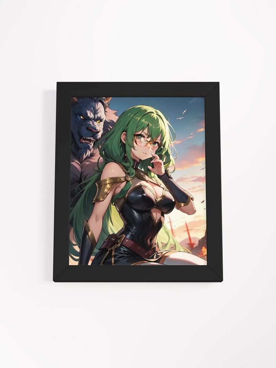 Green K Warrior Poster w/ Frame product image (1)