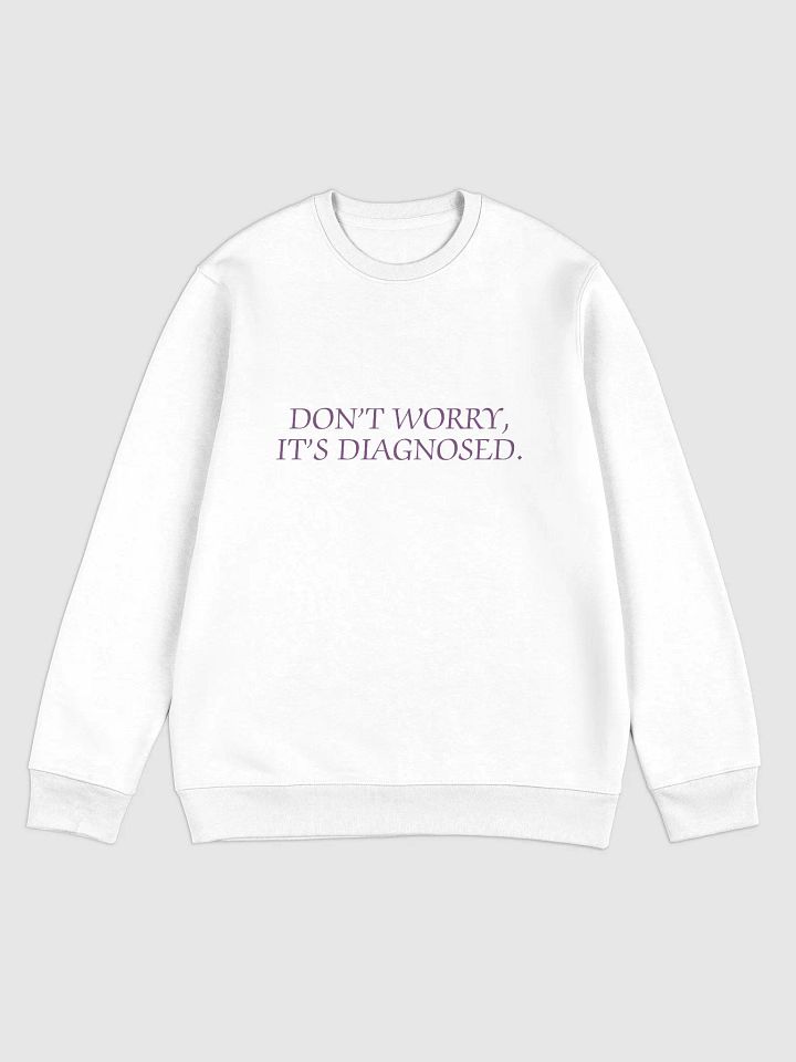 DW, IT'S DIAGNOSED. (#763D7D) printed eco crew product image (7)