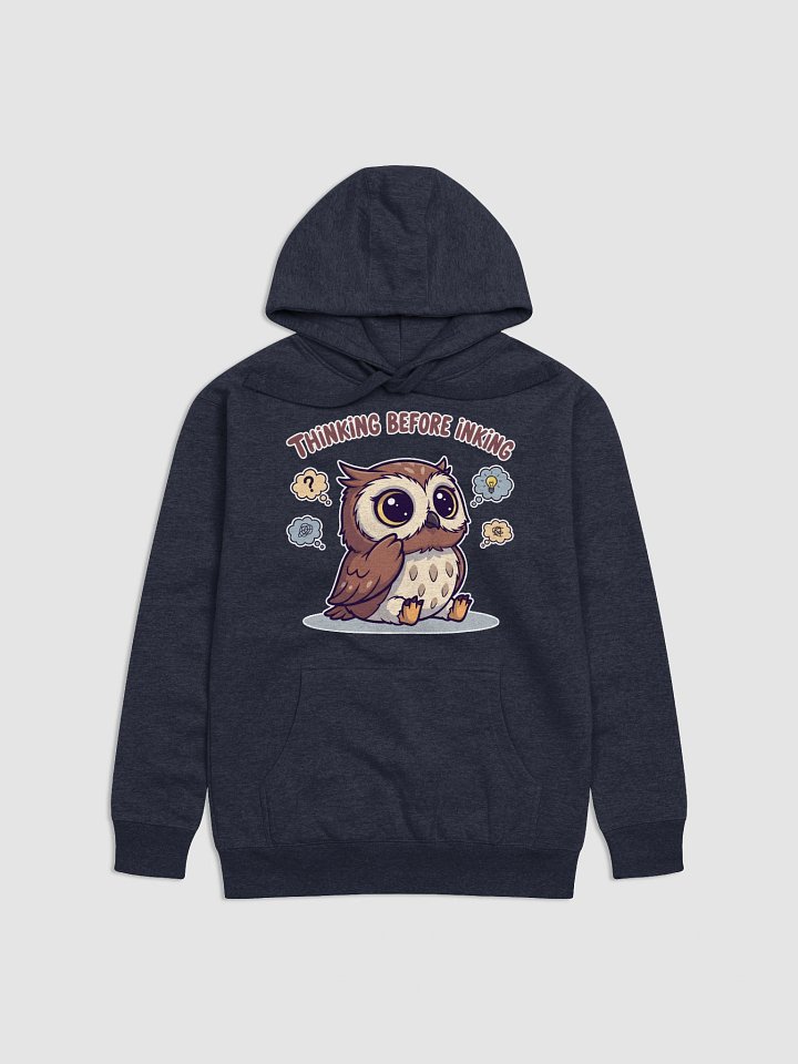 Overthinking Owl Unisex Premium Hoodie product image (13)