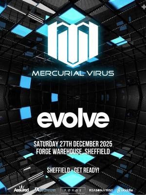 Want to see a fresh line up at an event in the UK? Now you have one, get yourselves a ticket for an amazing line up at Evolve on December 27th. After a great Christmas, get ready for New Year with the best lineup of fresh trance and the harder styles. The freshest lineup to end the year with the likes of @Darren Porter , @Sneijder , @DJPaulDenton , @Davey Asprey , @Alessandra Roncone and myself (Mercurial Virus) playing a producer set for the first time exclusively. So get yourself down to Forge (Sheffield)  Tickets selling fast so get them now. Get your tickets from Skiddle: https://www.skiddle.com/whats-on/Sheffield/FORGE/Evolve--FORGE/40970599/ #trance #fyp #trend #trending #viral