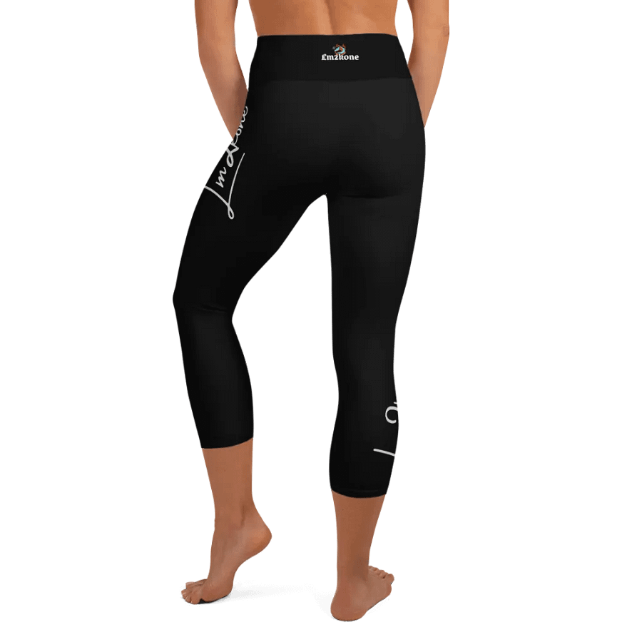 Lm2kone Script Yoga Capri Leggings product image (7)