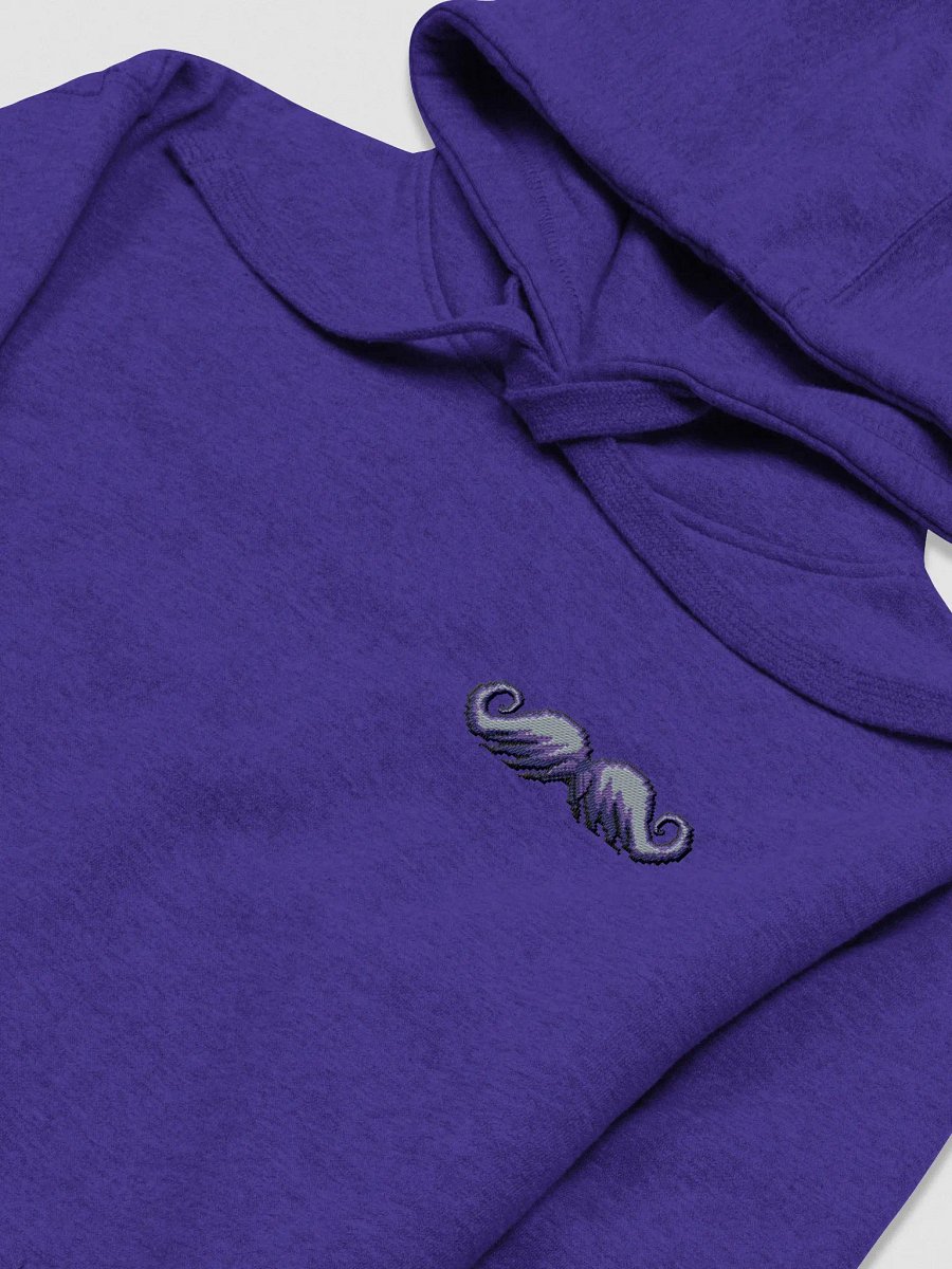Embroidered Mustache Badge Hoodie product image (35)