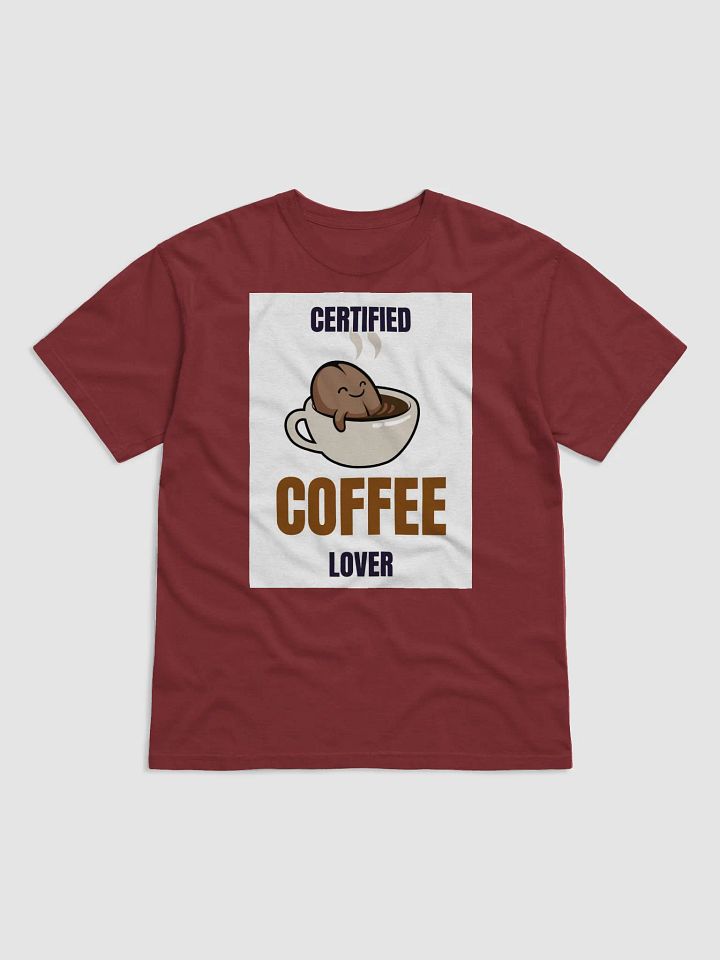 CERTIFIED COFFEE LOVER TSHIRT product image (14)