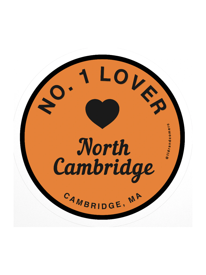 North Cambridge No. 1 Lover Sticker (End of the Line, Top of the Vibe) product image (2)