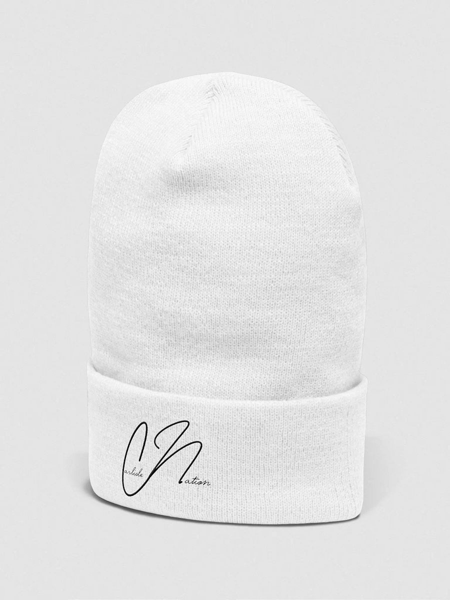 CN Cursive Cuffed Beanie product image (4)