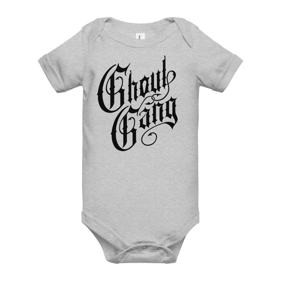 Ghoul Gang Onesie (black print) product image (4)