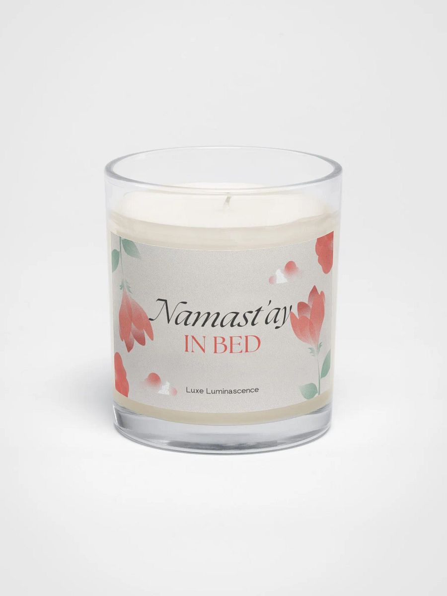 Namast'ay in Bed Funny Quote Candles product image (1)