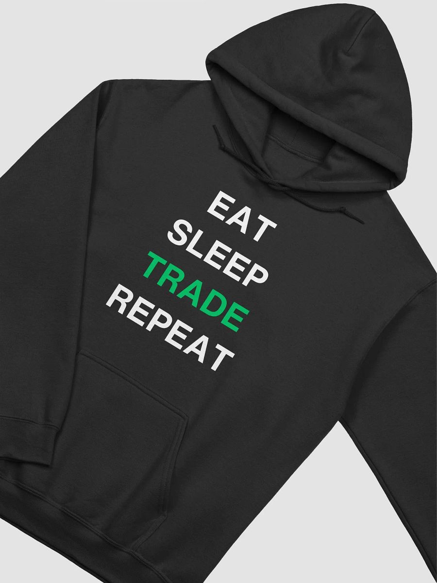Eat, Sleep, Trade, Repeat Distorted Hoodie product image (3)