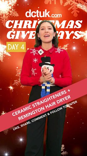 🎁 4th of December - Hair Straighteners + Remington Hair Dryer.

Get party-ready with today’s prize:
✨ Ceramic Hair Straighten...