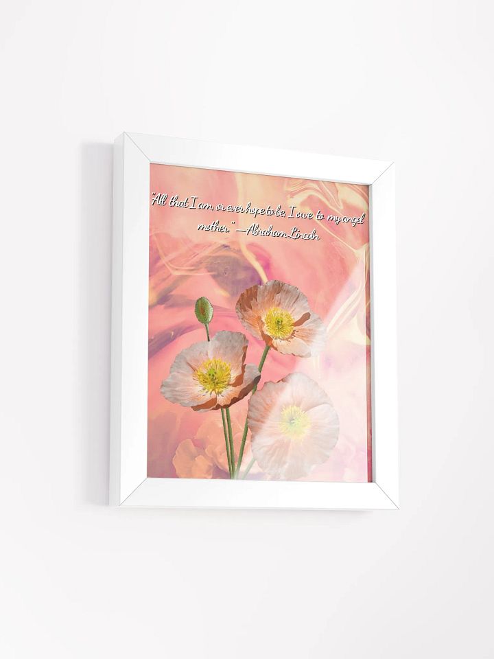 Light Pink Poppy Floral Poster product image (12)