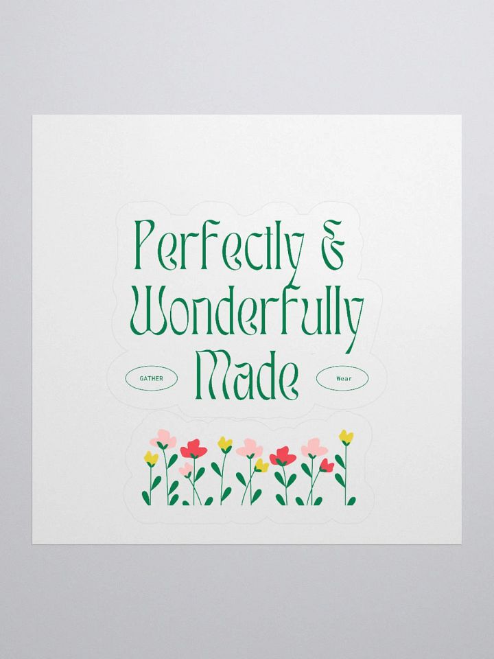 Perfectly & Wonderfully Made Stickers product image (1)