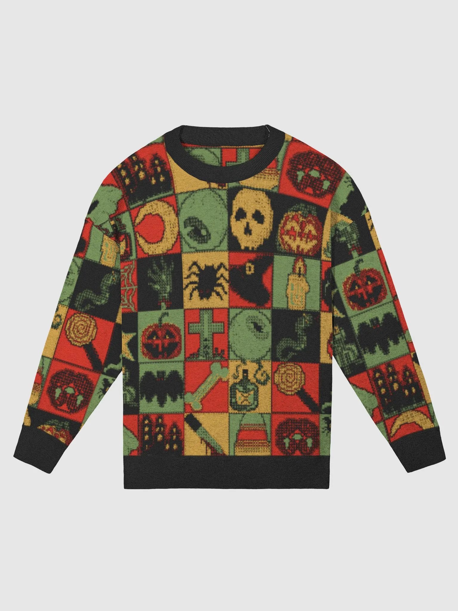 36x36 Halloween Sprites knit jumper product image (1)