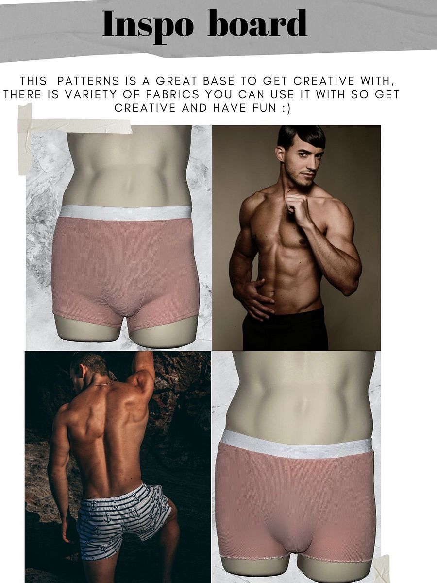 15 min Ultimate Men’s Boxer Shorts - Sewing Pattern product image (7)