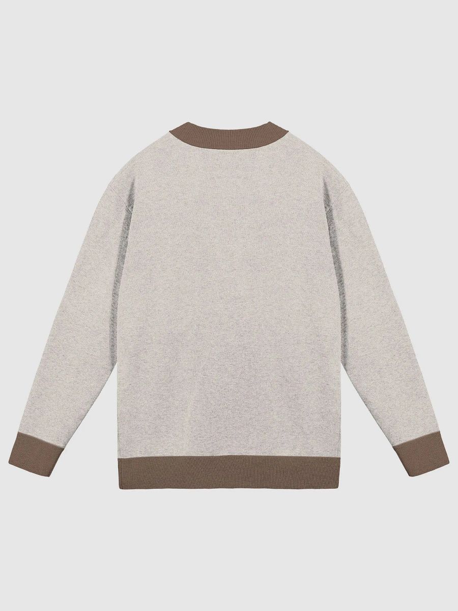 Swanky Unisex Jacquard Knit Cardigan product image (8)