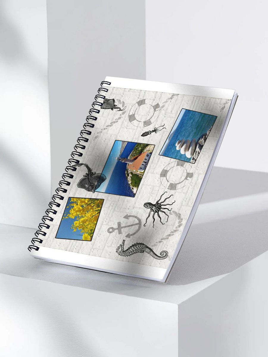 Sea design (photoshop art by Dina R.) - Spiral Notebook product image (3)