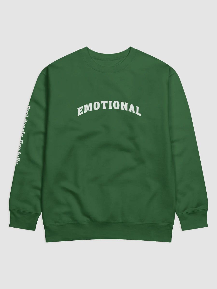 Cotton Heritage Premium Sweatshirt – ' Emotional Feel deeply, live fully product image (13)
