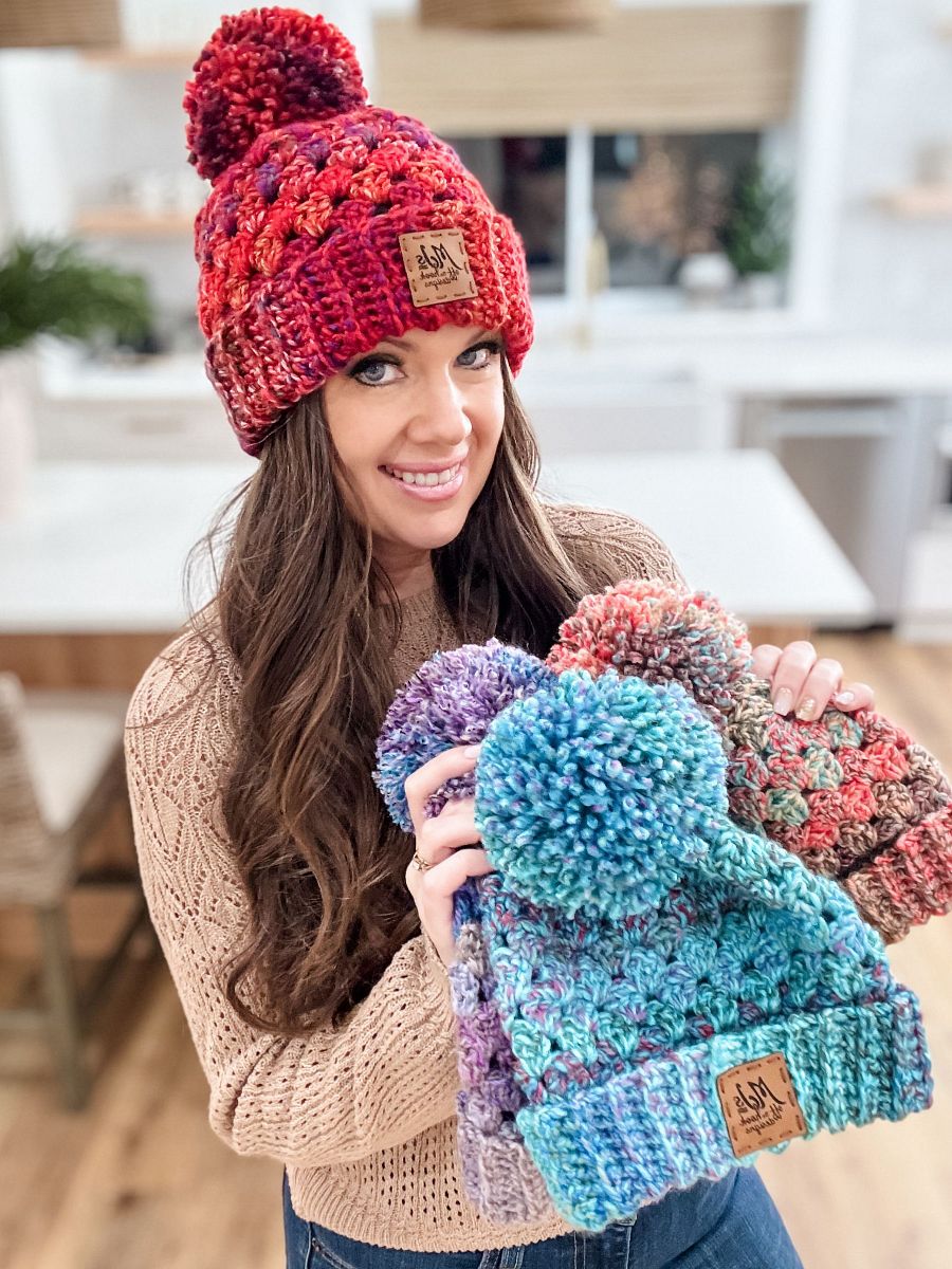 Chunky Granny Hat Crochet Pattern product image (6)