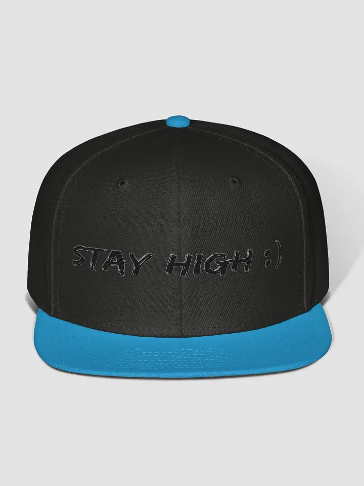 Stay High Otto Wool Blend Snapback Cap (Black Text) product image (8)