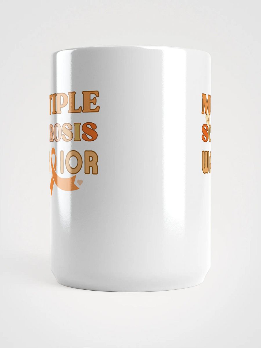 Multiple Sclerosis Warrior, Awareness White Glossy Ceramic Mug product image (5)