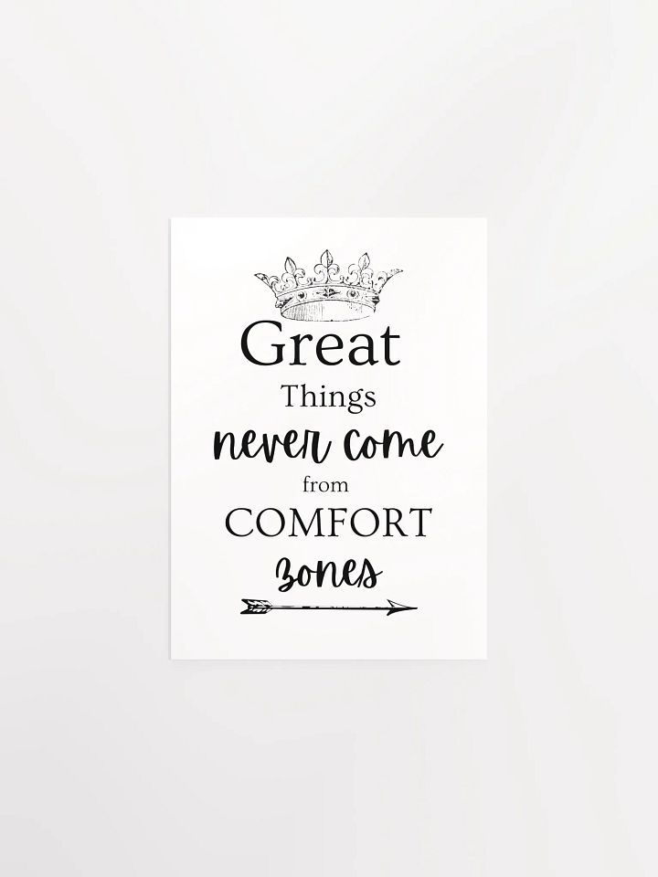 Wall Art 'Great Things' Motivational Poster product image (2)