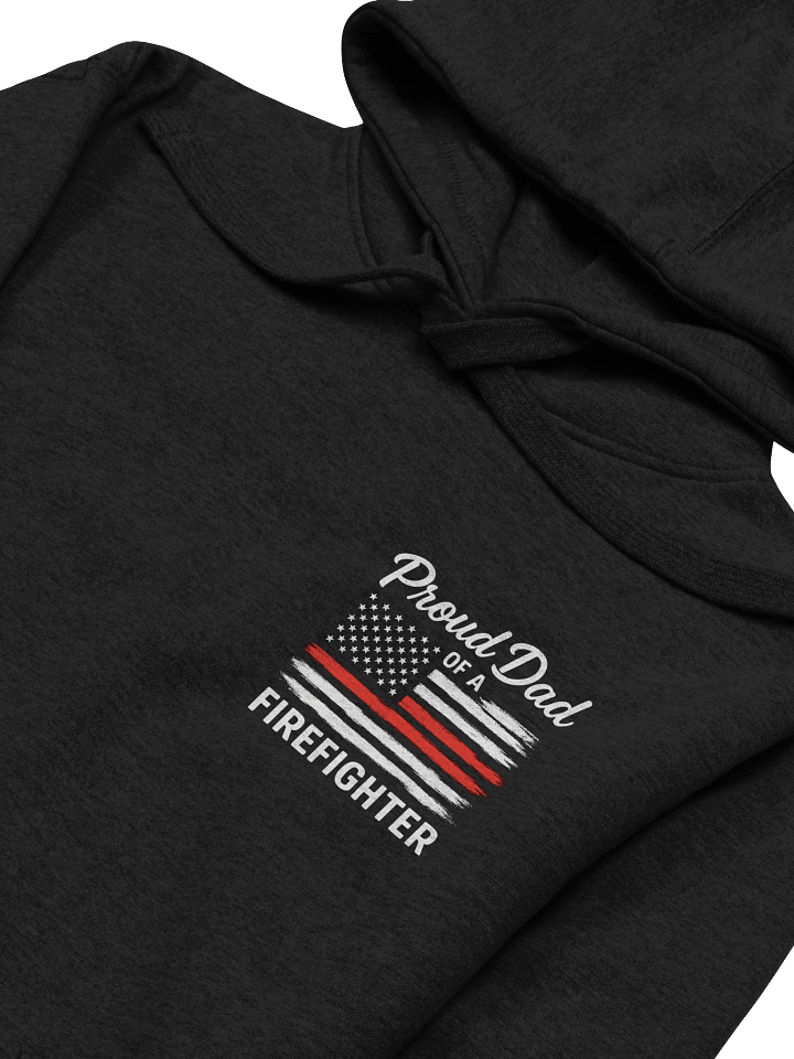Proud Dad Firefighter Graphic Hoodie product image (1)