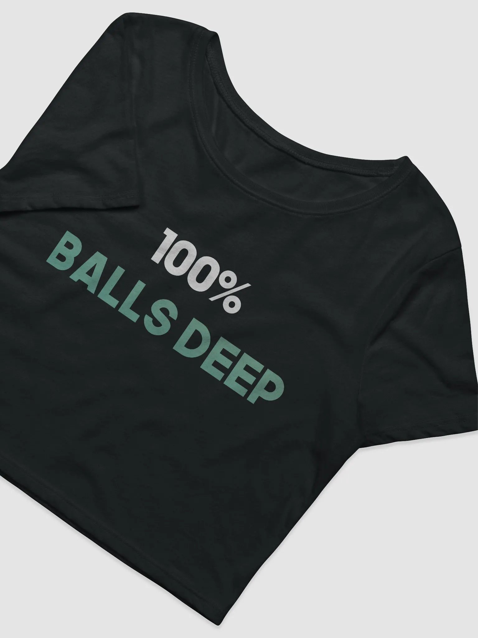 Balls Deep Women's Crop T-shirt product image (3)