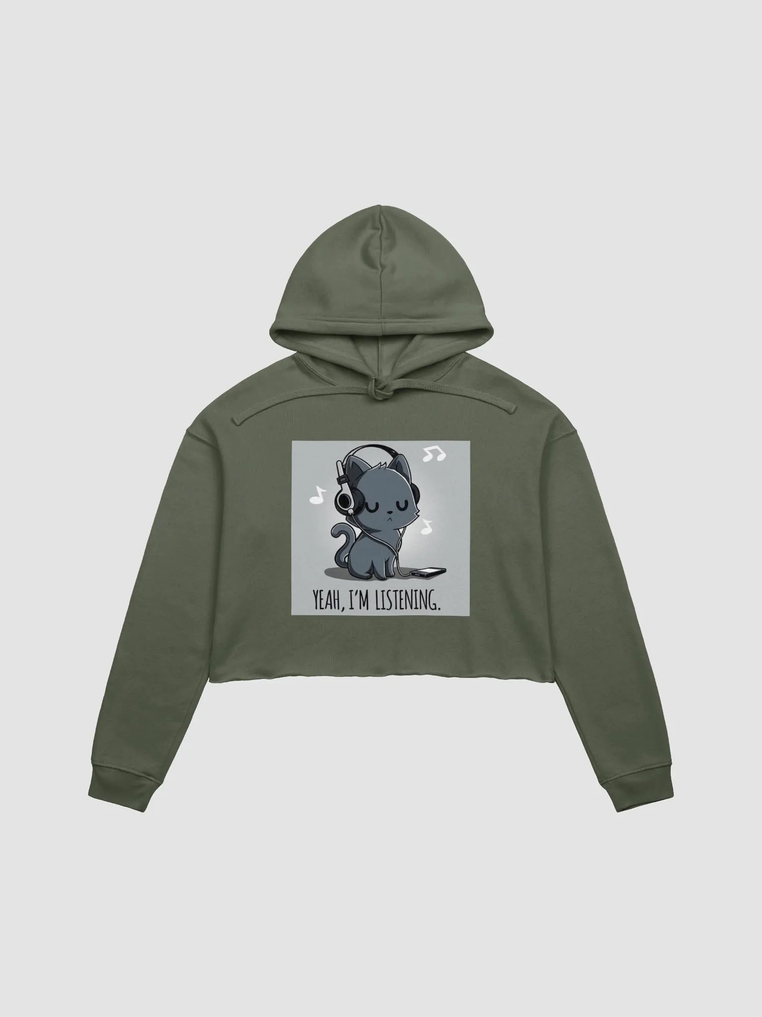 Arogant Meow Melody Crop Hoodie product image (17)