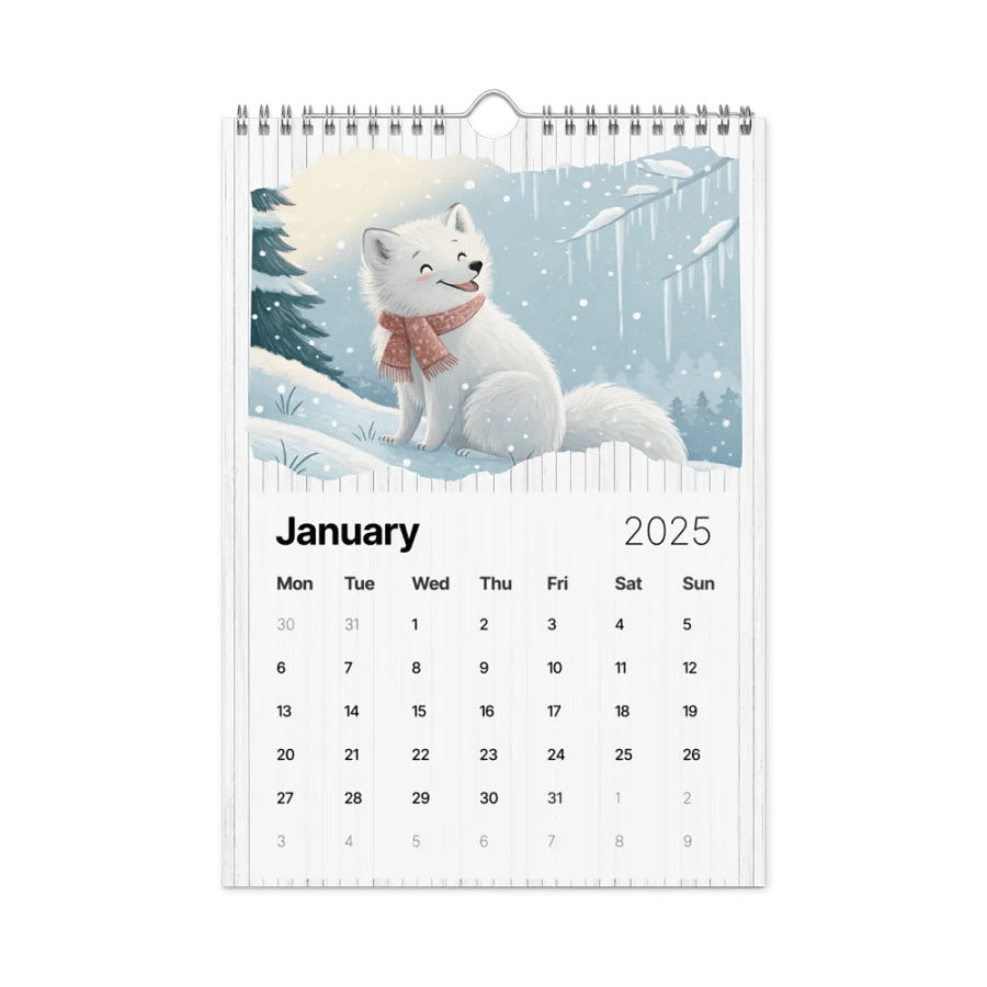 ADORABLE ANIMALS WALL CALENDAR 2025 product image (6)