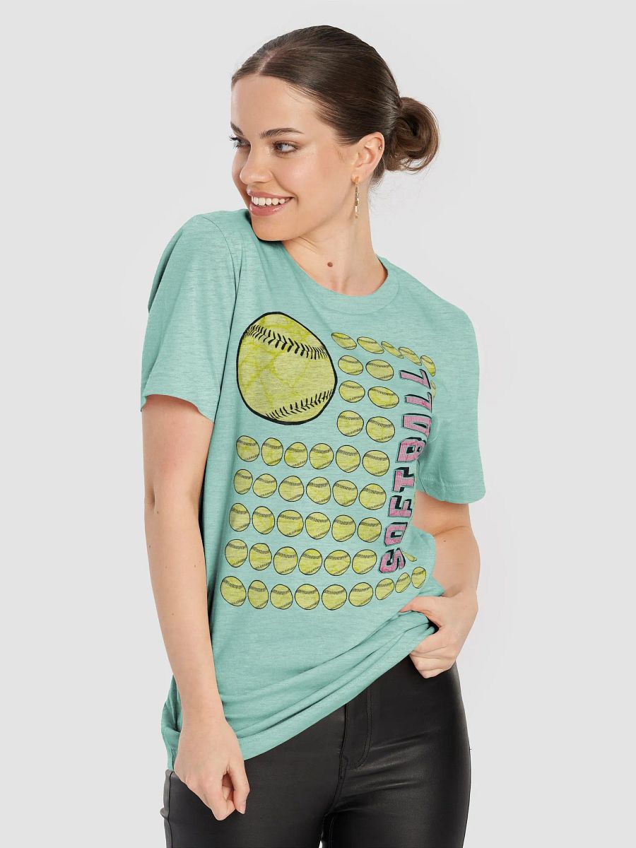 US Flag Softball Swag Tee product image (23)